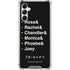 Warner Bros FRIENDS Crew Gabb Phone 4 Clear Case