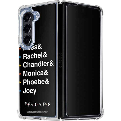 Warner Bros FRIENDS Crew Galaxy Z Fold5 5G Clear Case