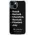 Warner Bros FRIENDS Crew iPhone 15 Clear Case