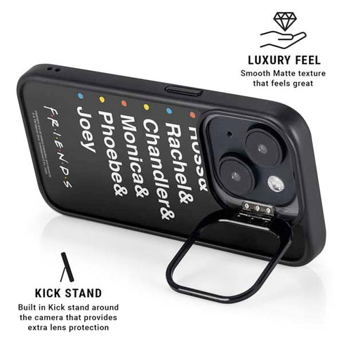 Warner Bros FRIENDS Crew iPhone 15 Kickstand Case