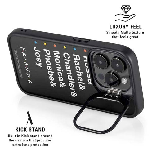 Warner Bros FRIENDS Crew iPhone 15 Pro Kickstand Case