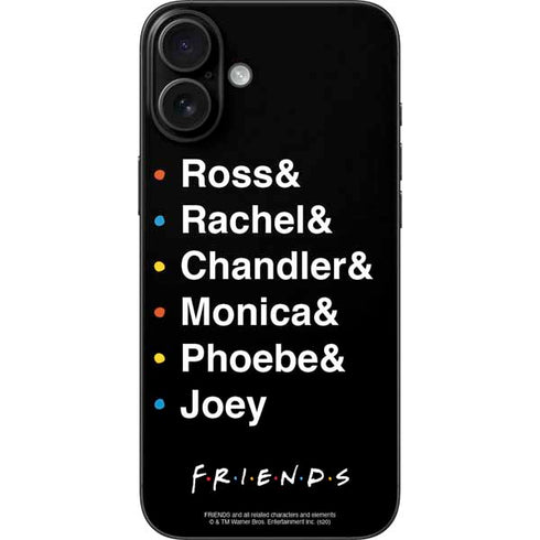Warner Bros FRIENDS Crew iPhone 16 Plus Skin
