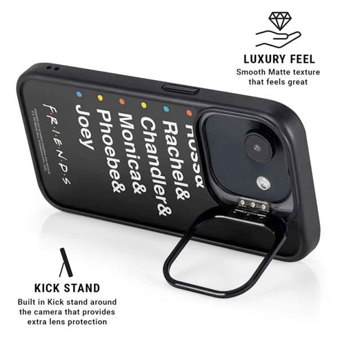 Warner Bros FRIENDS Crew iPhone 16e Kickstand Case