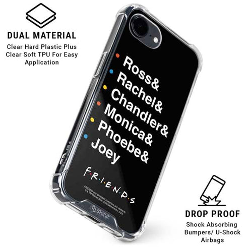 Warner Bros FRIENDS Crew iPhone 16e Clear Case