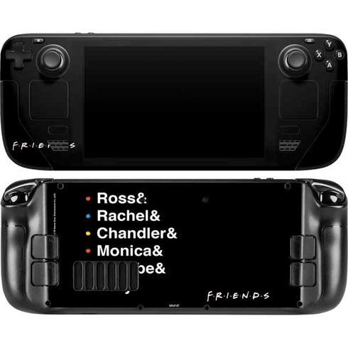 Warner Bros FRIENDS Crew Steam Deck Handheld Gaming Computer OLED Skin