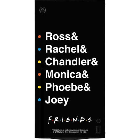 Warner Bros FRIENDS Crew XBox Series X Digital Edition Console Skin