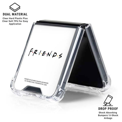 Warner Bros FRIENDS Galaxy Z Flip7 Clear Case