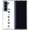 Warner Bros FRIENDS Galaxy Z Fold5 5G Clear Case