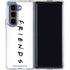 Warner Bros FRIENDS Galaxy Z Fold5 5G Clear Case