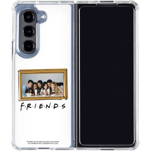 Warner Bros FRIENDS Milkshakes Galaxy Z Fold5 5G Clear Case