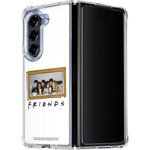 Warner Bros FRIENDS Milkshakes Galaxy Z Fold5 5G Clear Case