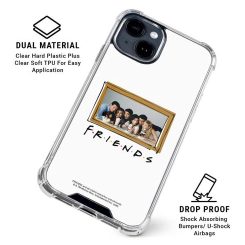 Warner Bros FRIENDS Milkshakes iPhone 15 Clear Case
