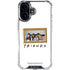 Warner Bros FRIENDS Milkshakes iPhone 16 Clear Case