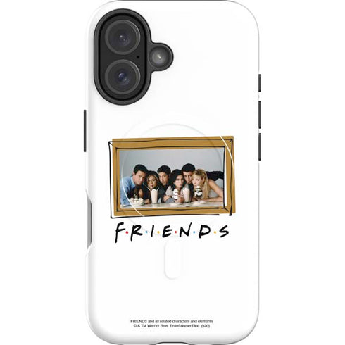 Warner Bros FRIENDS Milkshakes iPhone 16 Magsafe Impact Case