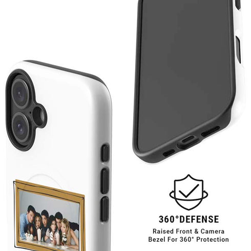 Warner Bros FRIENDS Milkshakes iPhone 16 Magsafe Impact Case