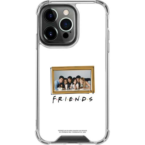 Warner Bros FRIENDS Milkshakes iPhone 16 Pro Clear Case
