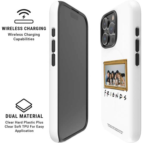 Warner Bros FRIENDS Milkshakes iPhone 16 Pro Max Magsafe Impact Case