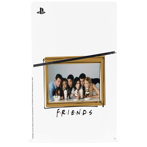 Warner Bros FRIENDS Milkshakes PS5 Slim Digital Edition Console Skin