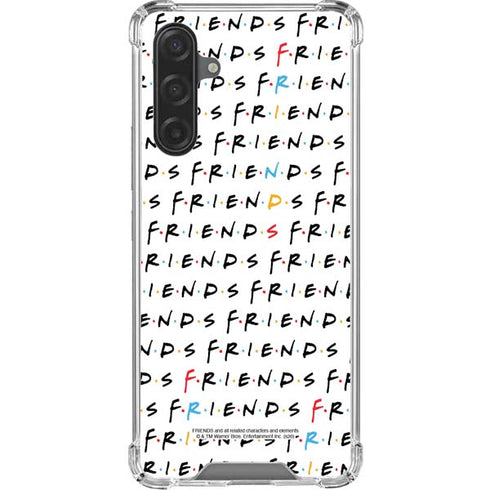 Warner Bros FRIENDS Pattern Galaxy A17 Clear Case