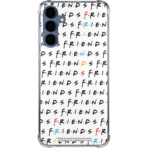 Warner Bros FRIENDS Pattern Galaxy A35 5G Clear Case