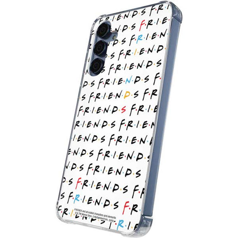 Warner Bros FRIENDS Pattern Galaxy A35 5G Clear Case