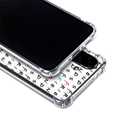 Warner Bros FRIENDS Pattern Galaxy A36 5G Clear Case
