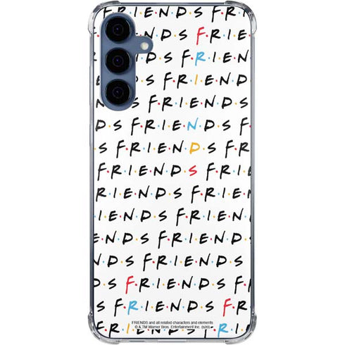 Warner Bros FRIENDS Pattern Galaxy A55 5G Clear Case