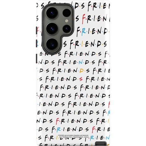 Warner Bros FRIENDS Pattern Galaxy S23 Ultra Pro Case