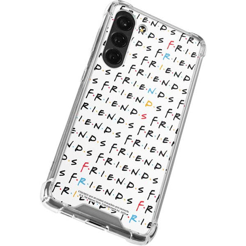 Warner Bros FRIENDS Pattern Galaxy S24 FE Clear Case