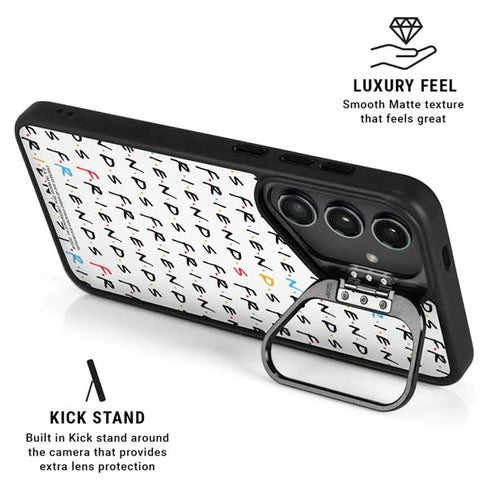 Warner Bros FRIENDS Pattern Galaxy S25 Kickstand Case