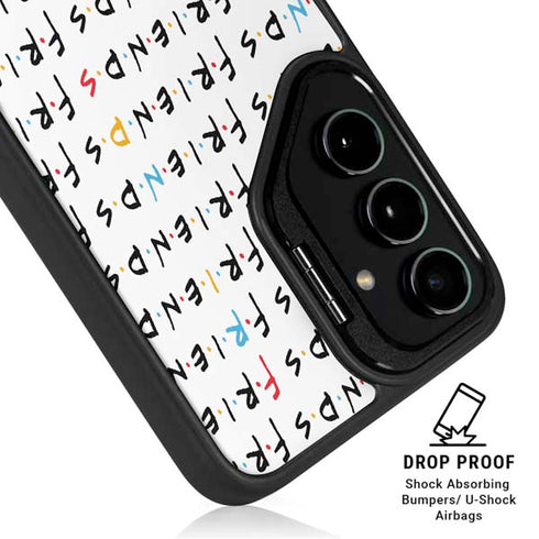Warner Bros FRIENDS Pattern Galaxy S24 Plus Kickstand Case