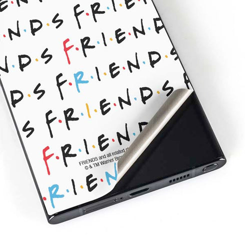 Warner Bros FRIENDS Pattern Galaxy S24 Ultra Skin