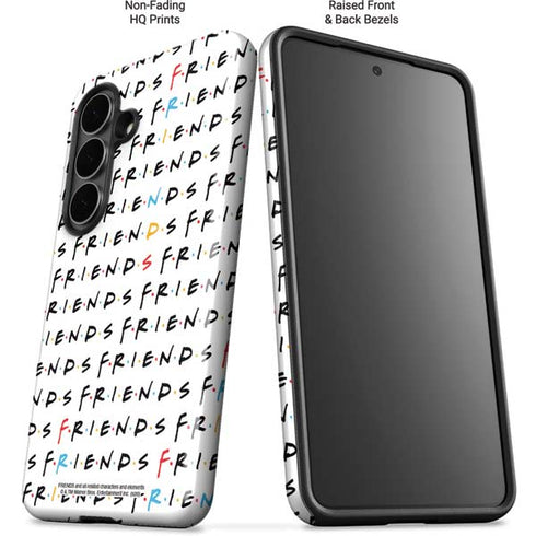 Warner Bros FRIENDS Pattern Galaxy S26 Impact Case