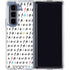 Warner Bros FRIENDS Pattern Galaxy Z Fold5 5G Clear Case
