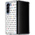 Warner Bros FRIENDS Pattern Galaxy Z Fold5 5G Clear Case