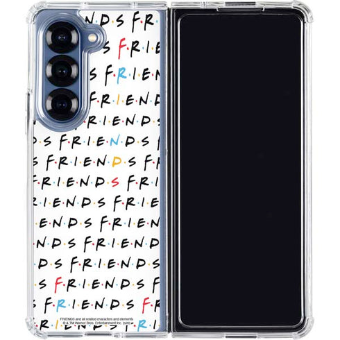 Warner Bros FRIENDS Pattern Galaxy Z Fold6 Clear Case