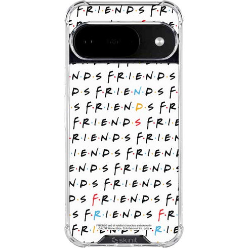 Warner Bros FRIENDS Pattern Google Pixel 10 Clear Case
