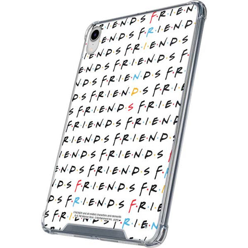 Warner Bros FRIENDS Pattern iPad 11th Gen (2025) Clear Case