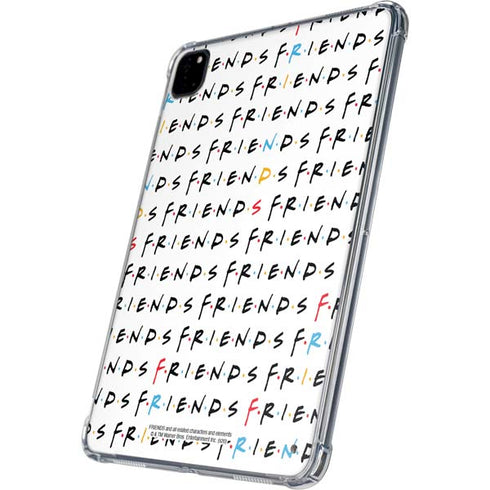 Warner Bros FRIENDS Pattern iPad Pro 11in (2024) Clear Case
