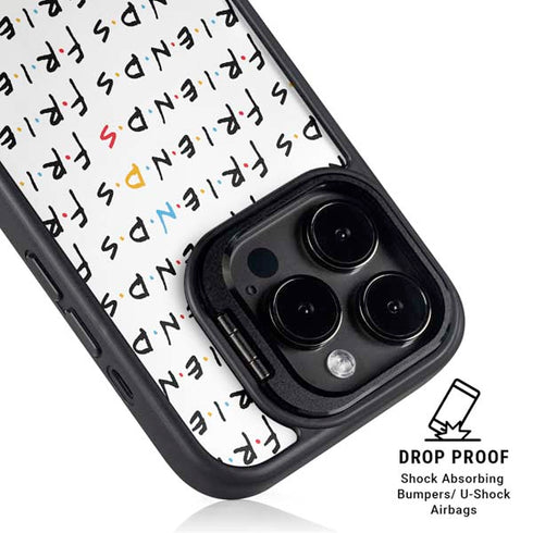 Warner Bros FRIENDS Pattern iPhone 13 Pro Kickstand Case
