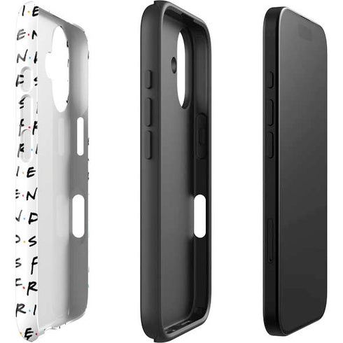 Warner Bros FRIENDS Pattern iPhone 16 Impact Case