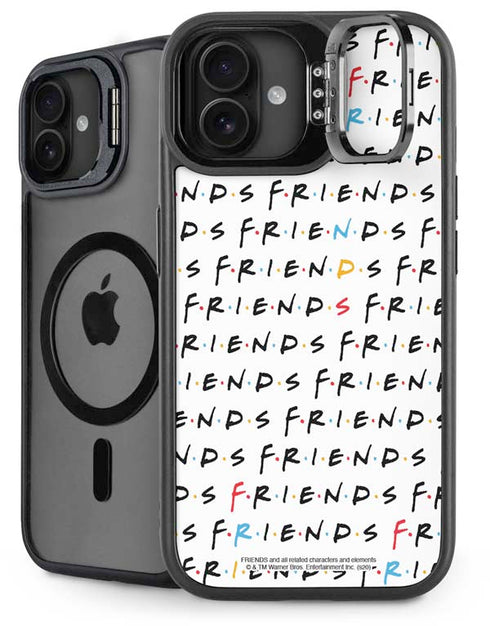 Warner Bros FRIENDS Pattern iPhone 16 Kickstand Case