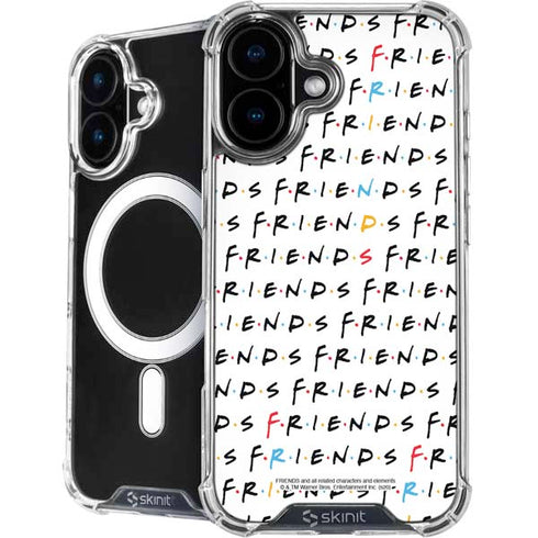 Warner Bros FRIENDS Pattern iPhone 16 MagSafe Case