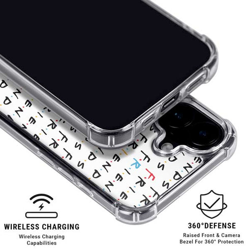 Warner Bros FRIENDS Pattern iPhone 16 MagSafe Case