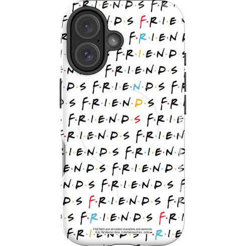 Warner Bros FRIENDS Pattern iPhone 16 Plus Magsafe Impact Case