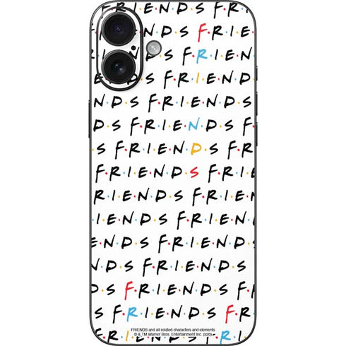 Warner Bros FRIENDS Pattern iPhone 16 Plus Skin