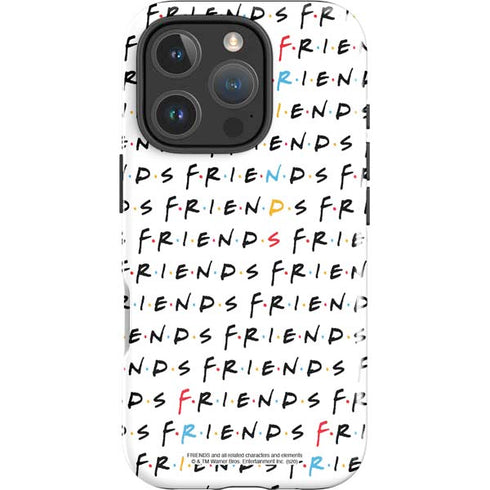 Warner Bros FRIENDS Pattern iPhone 16 Pro Impact Case