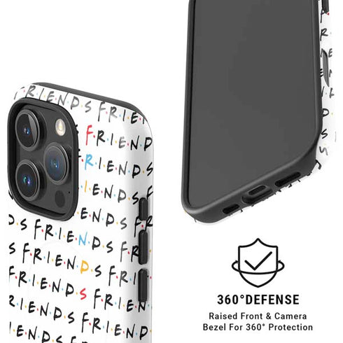 Warner Bros FRIENDS Pattern iPhone 16 Pro Magsafe Impact Case