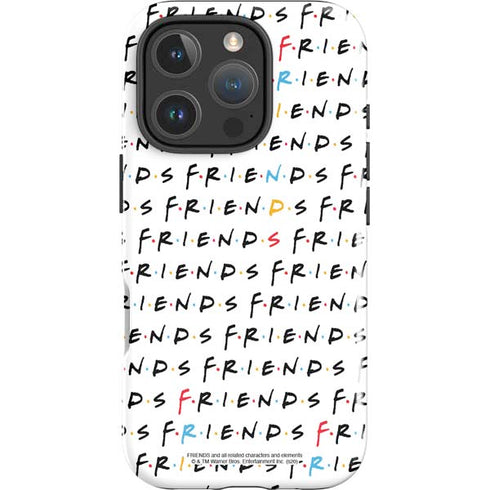 Warner Bros FRIENDS Pattern iPhone 16 Pro Max Impact Case