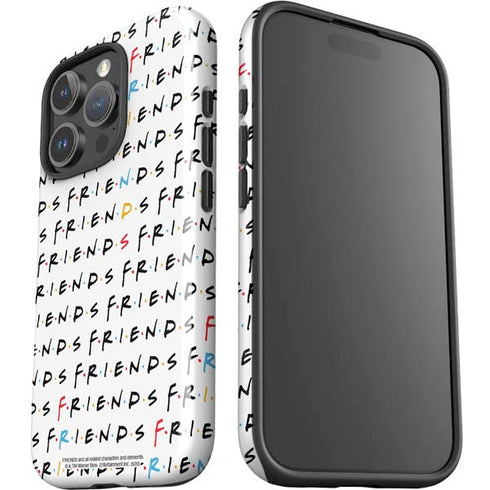 Warner Bros FRIENDS Pattern iPhone 16 Pro Max Impact Case